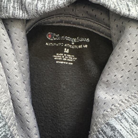 Boys Champion Hooded Sweatshirt Medium Hoodie LOGO Back to School - Picture 4 of 8